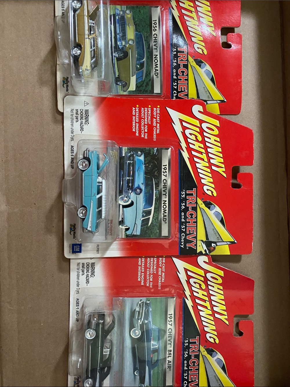 Johnny Lightning 1957 Chevy Nomad Die-Cast Car - Blue